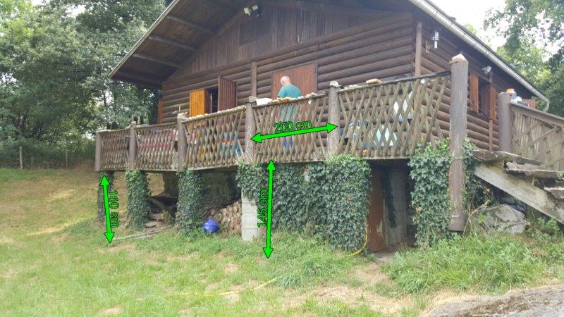 Terrasse bois sur pilotis à Coutières (79)